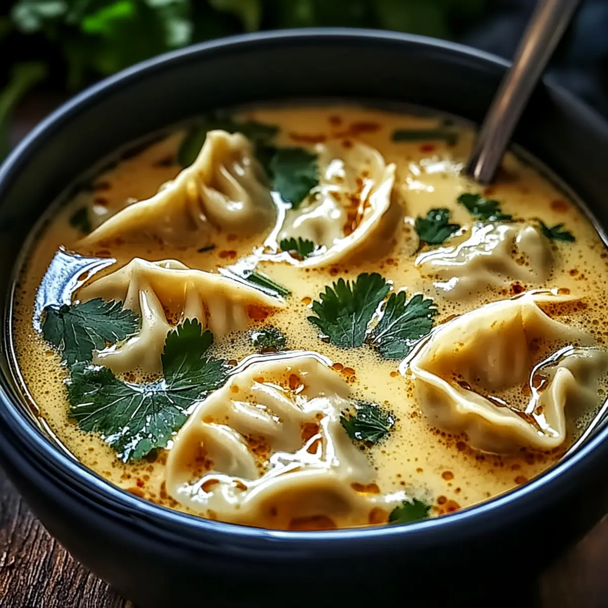 Comforting Thai Potsticker Soup for Cozy