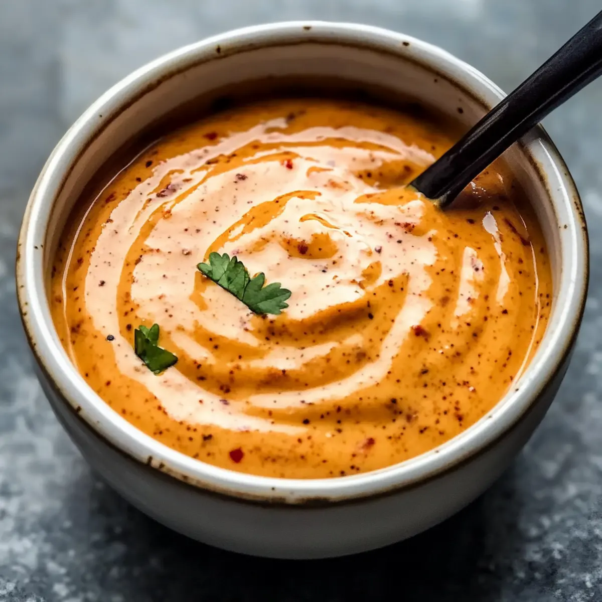 Chipotle Sauce with Garlic and Sour Cream