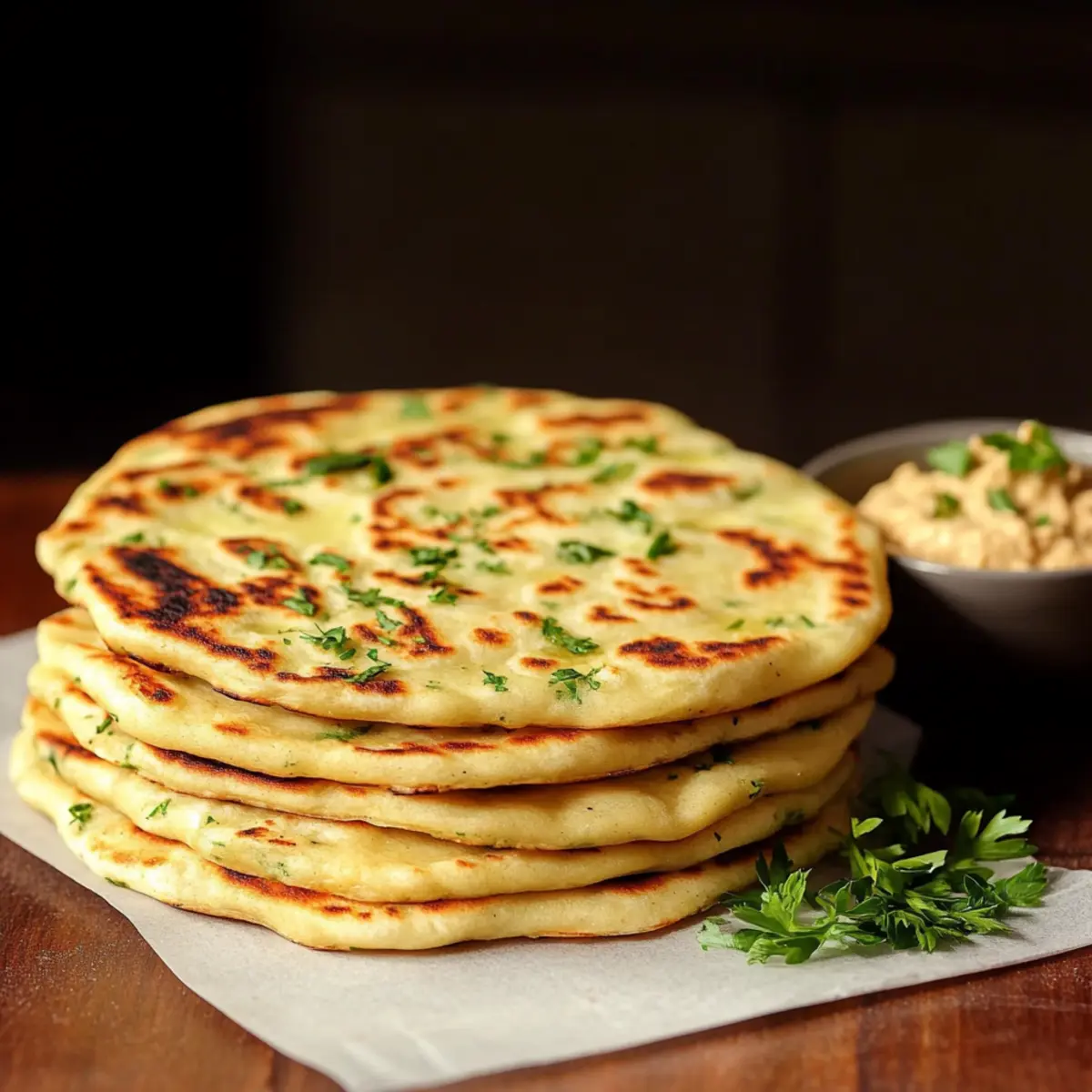 Greek Yogurt Turkish Flatbread