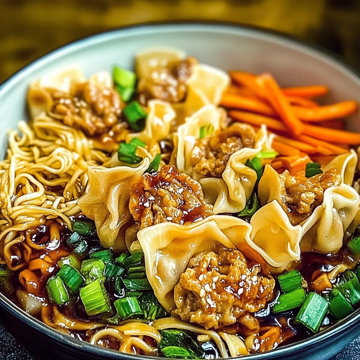 Potsticker Noodle Bowls