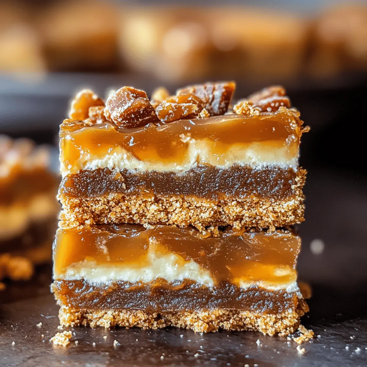 Butterfinger Caramel Bars