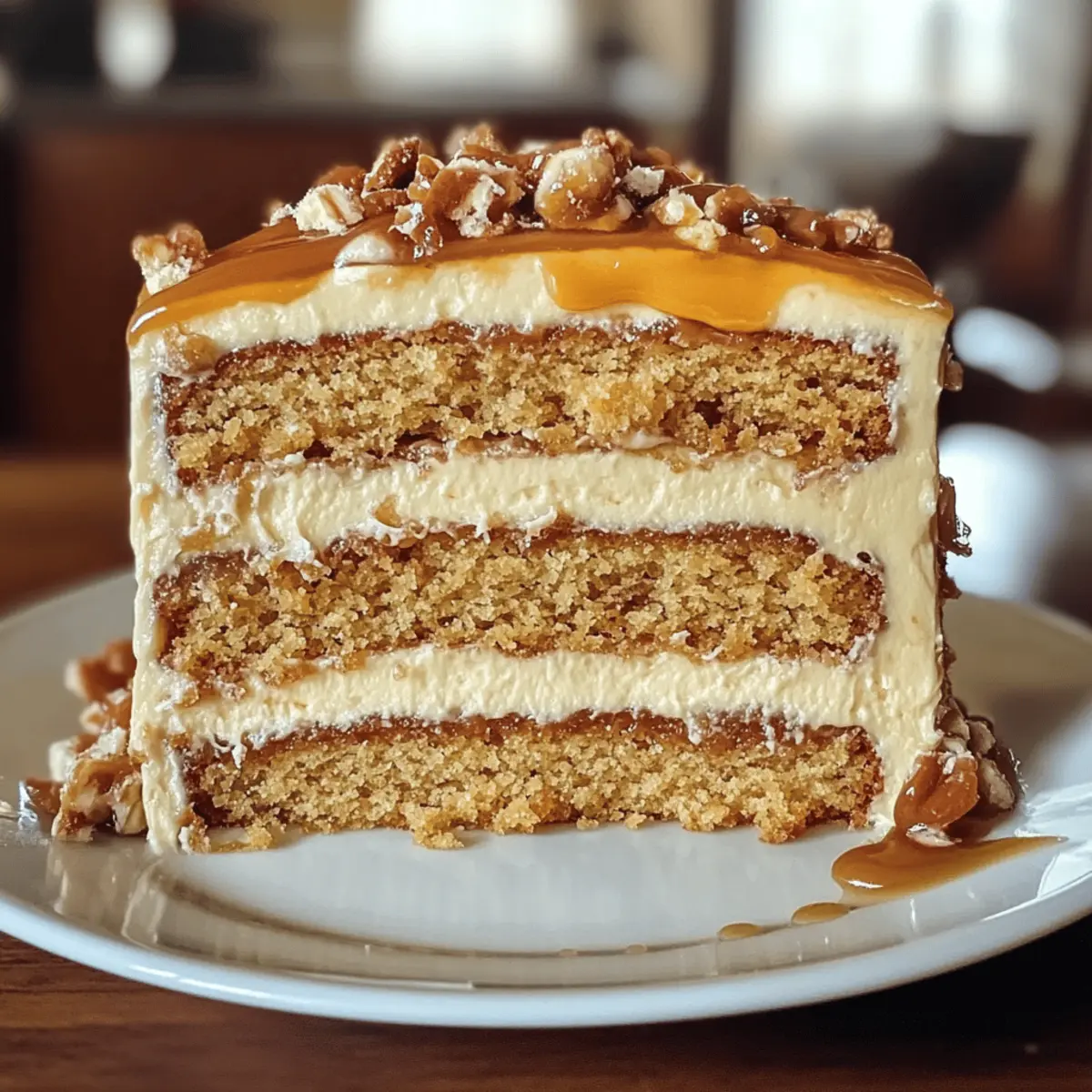 Caramel Crunch Cake