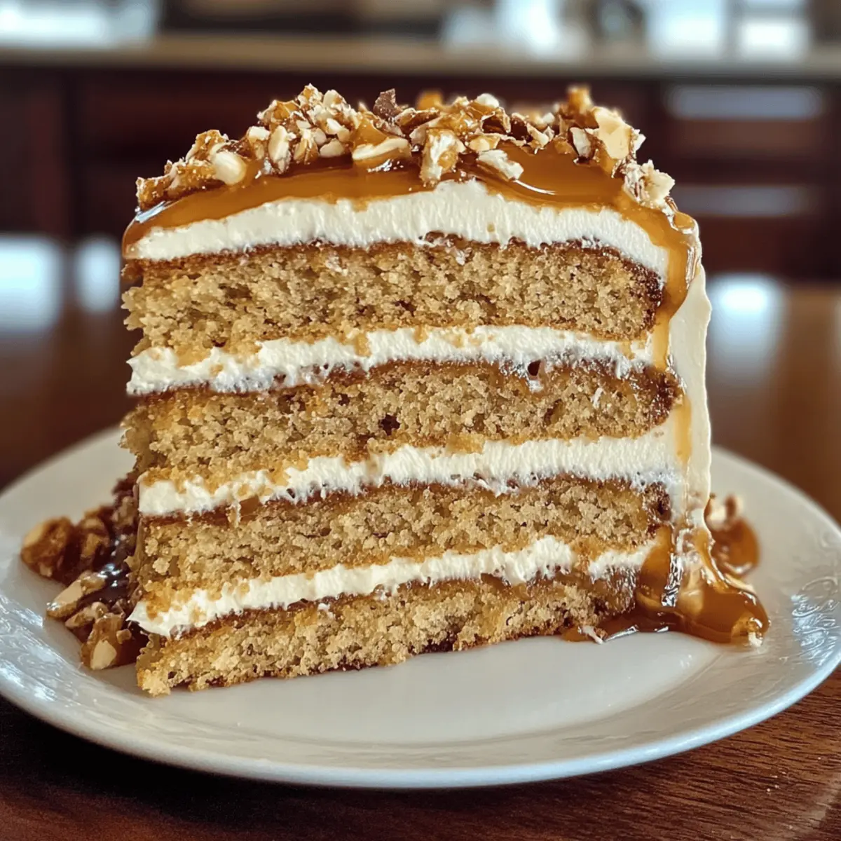 Caramel Crunch Cake