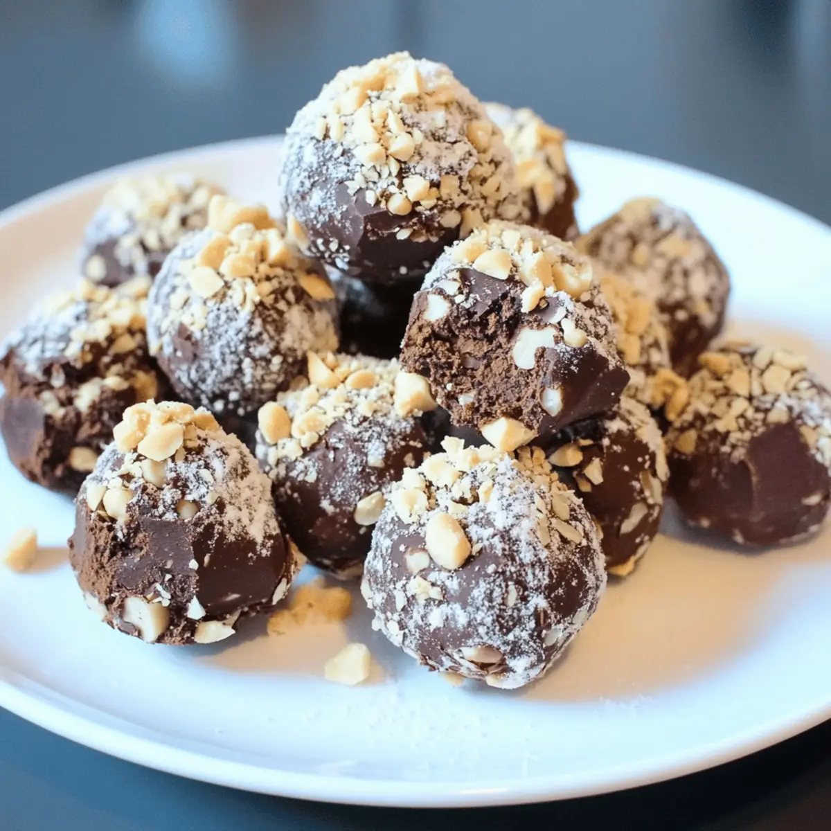 Chocolate Chickpea Truffles