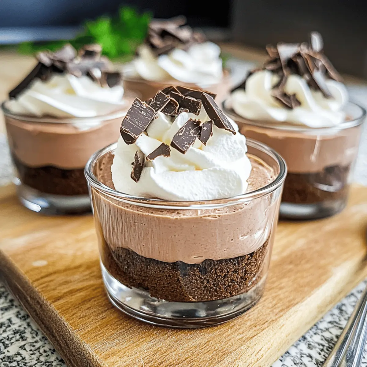 Chocolate Hazelnut Mascarpone Cups