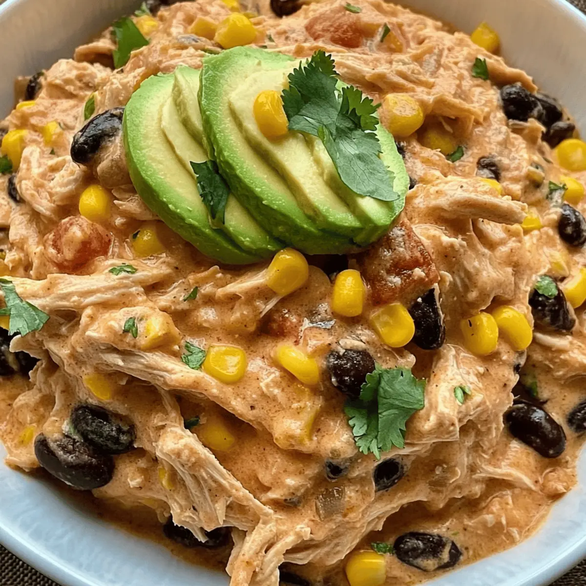 Creamy Slow Cooker Fiesta Chicken