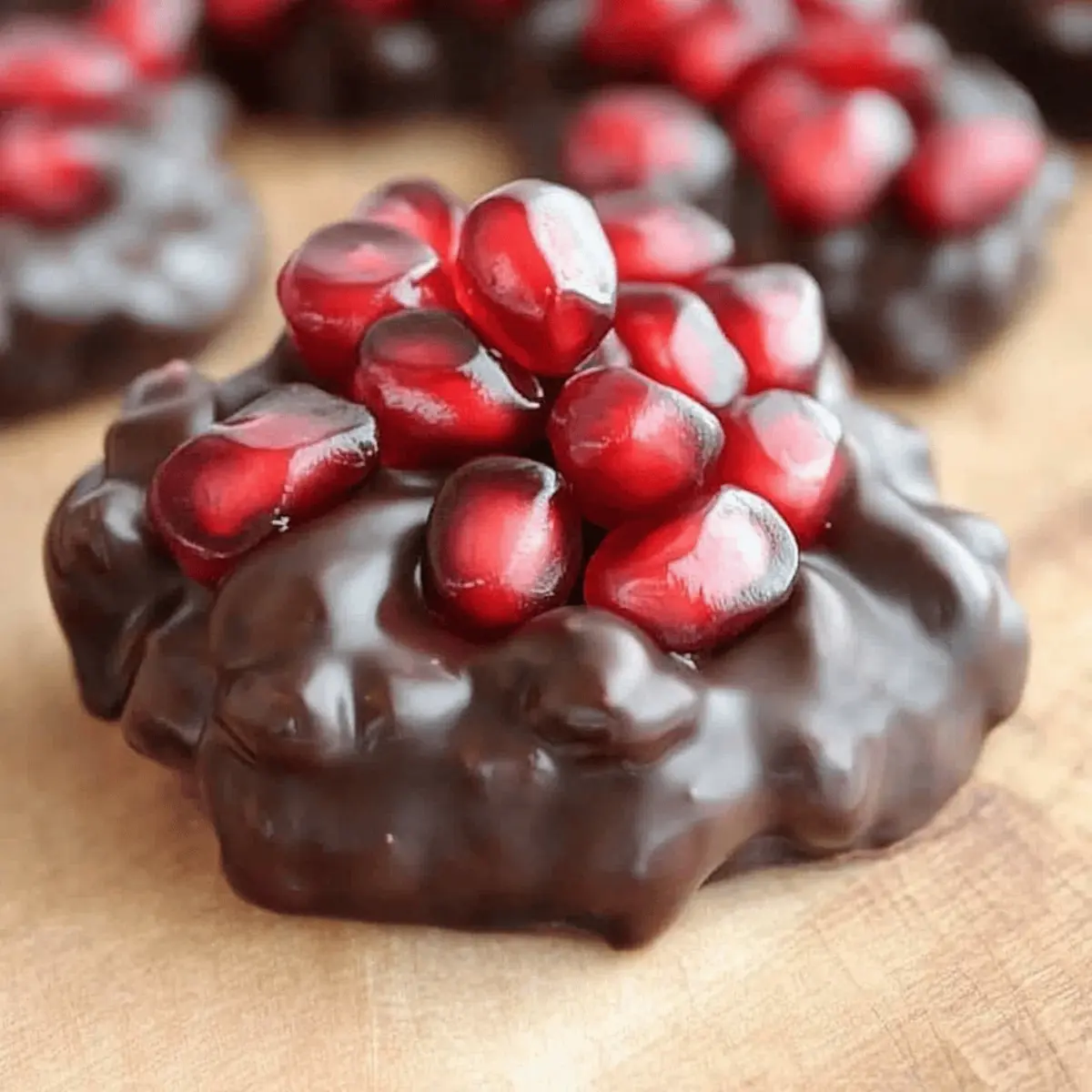 Dark Chocolate Covered Pomegranate Drops