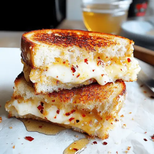 Goat Cheese Grilled Cheese with Honey & Spice
