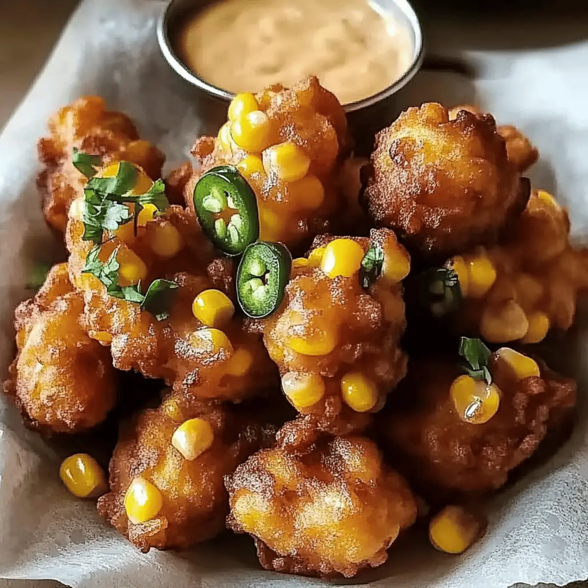 Jalapeño Corn Fritters