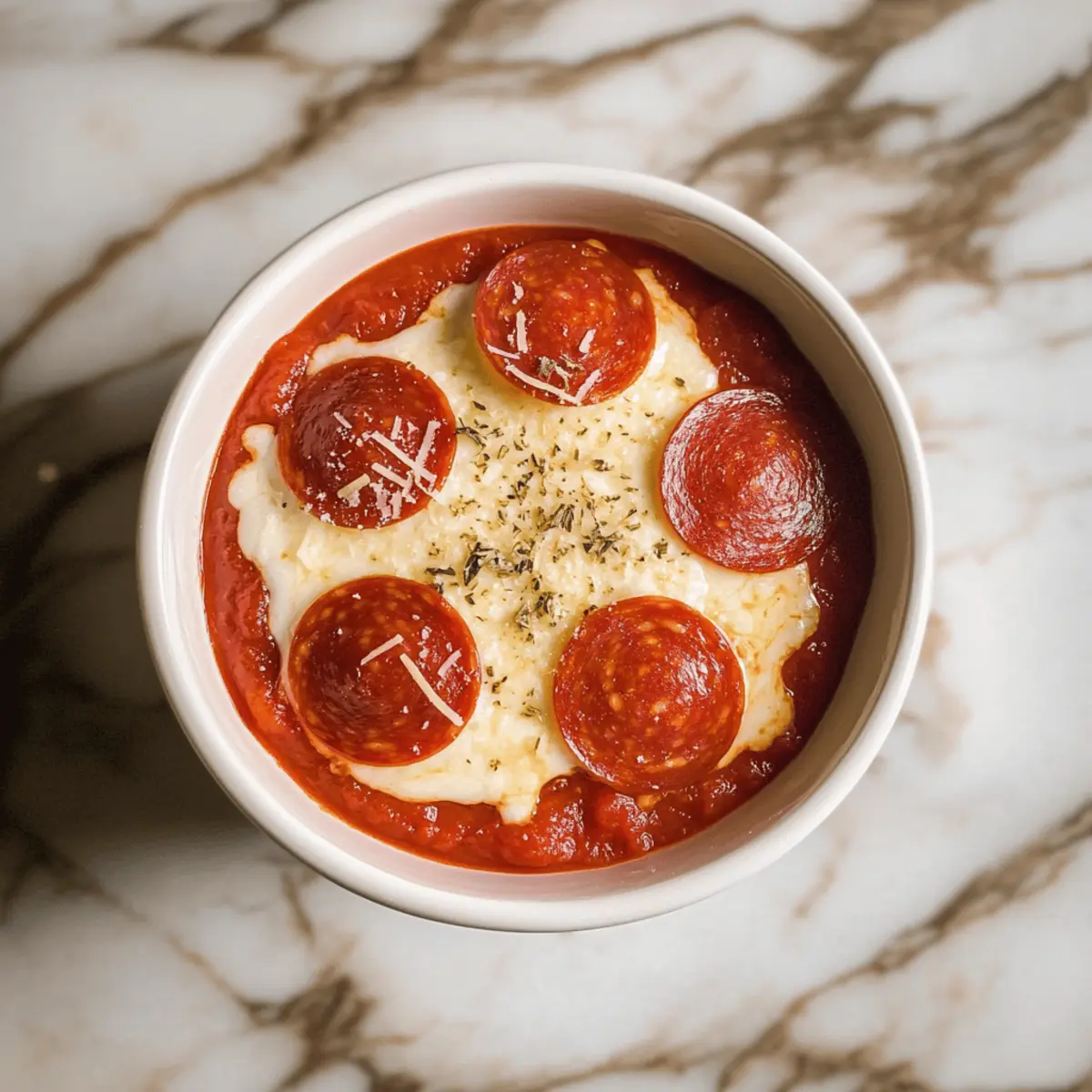 Low-Carb Cottage Cheese Pizza Bowls