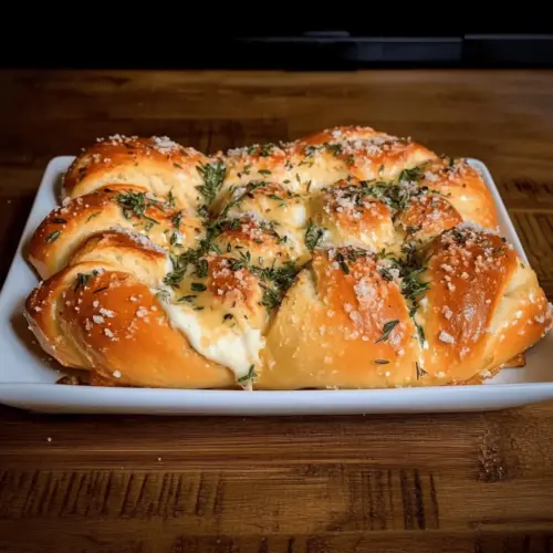 Mozzarella Stuffed Rosemary Parmesan Soft Pretzels