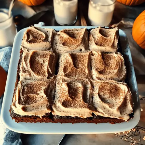 Pumpkin Chai Cake with Brown Butter Frosting