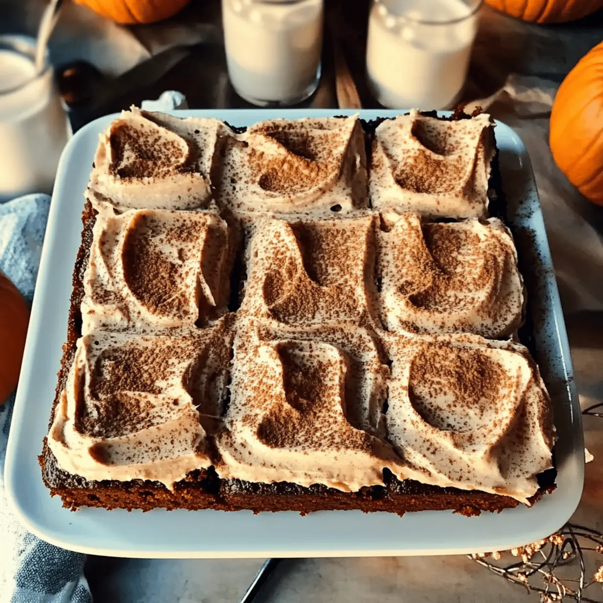 Pumpkin Chai Cake with Brown Butter Frosting