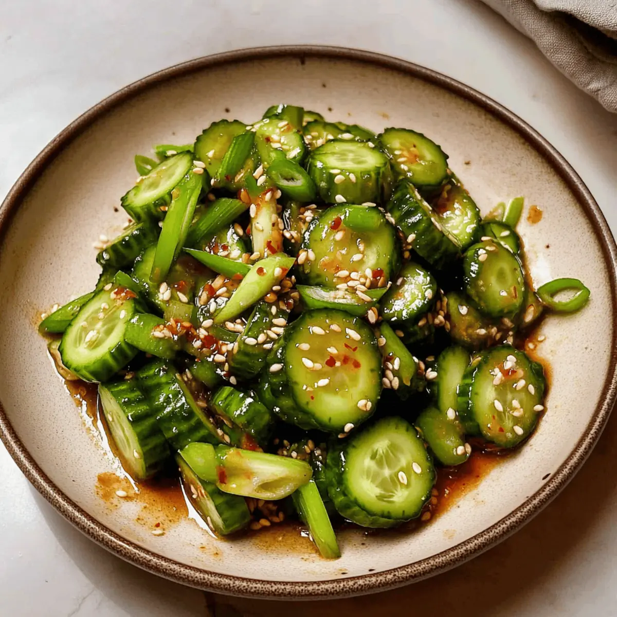Spicy Cucumber Salad