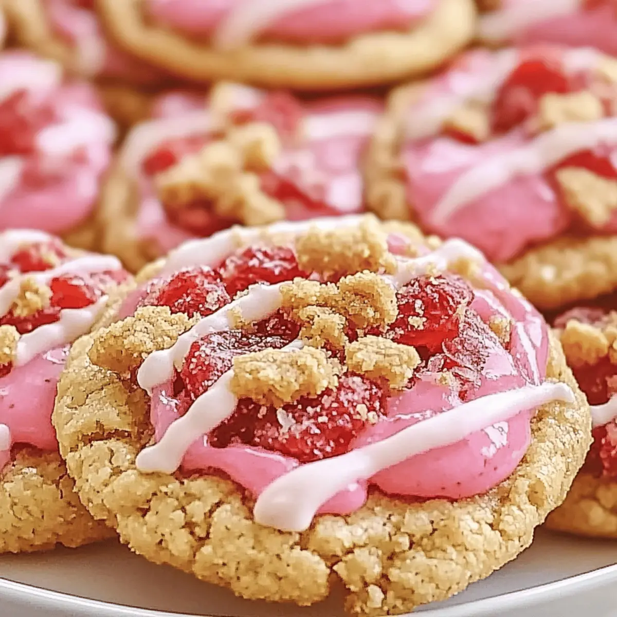 Strawberry Crunch Cookies