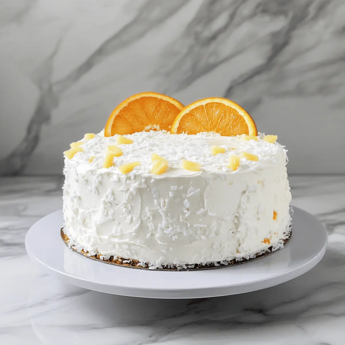 Tropical Sunset Cake