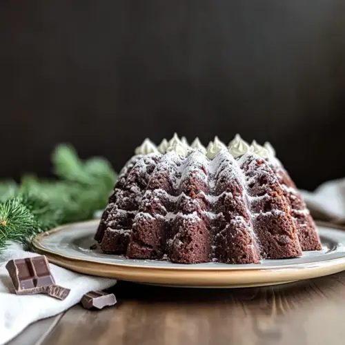 Baileys Hot Chocolate Bundt Cake