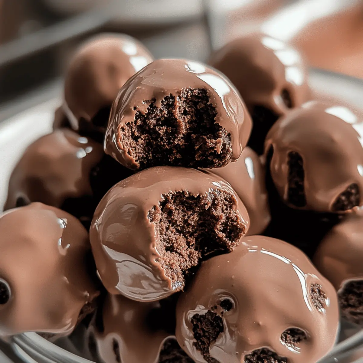 No-Bake Cottage Cheese Brownie Batter Protein Bites