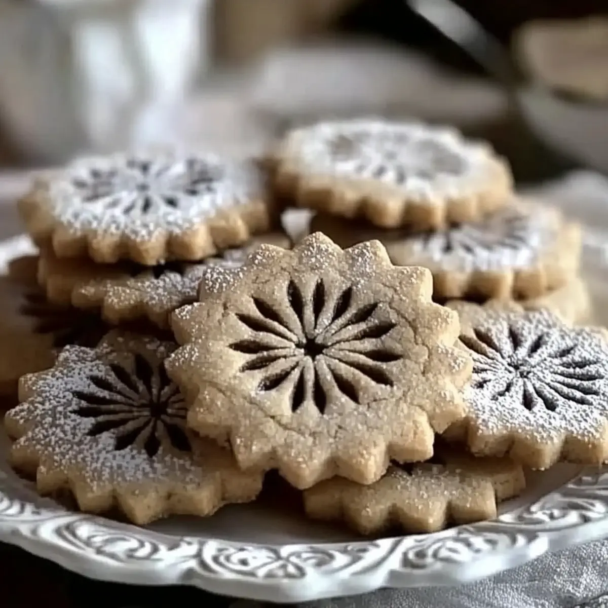 Espresso Shortbread Cookies