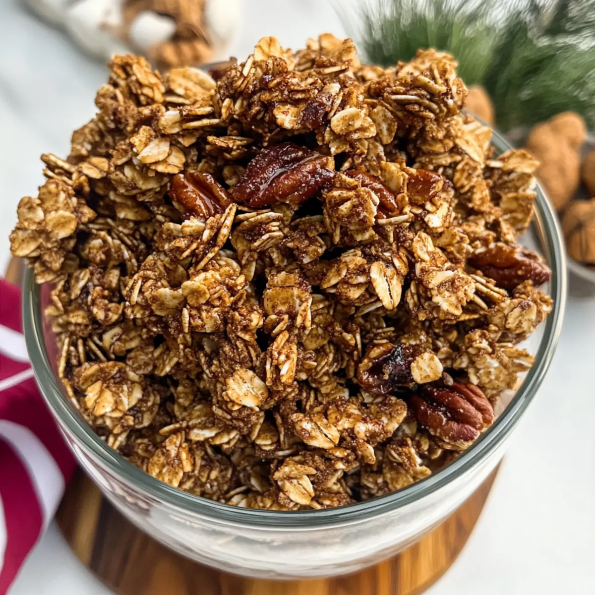 Holiday Gingerbread Granola