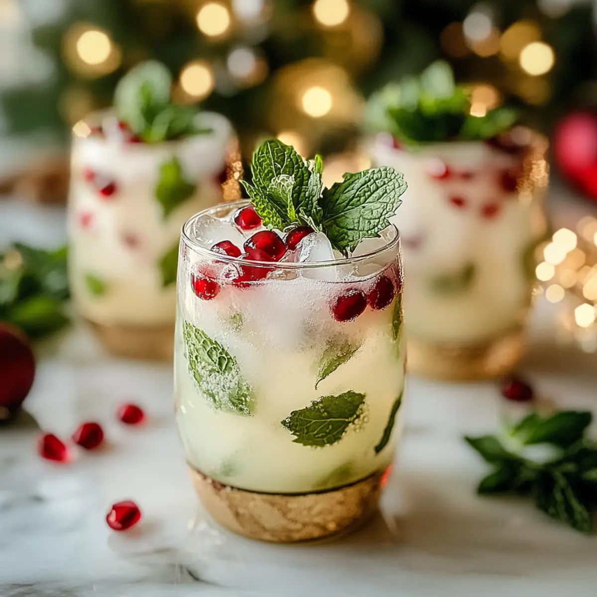 White Christmas Mojitos