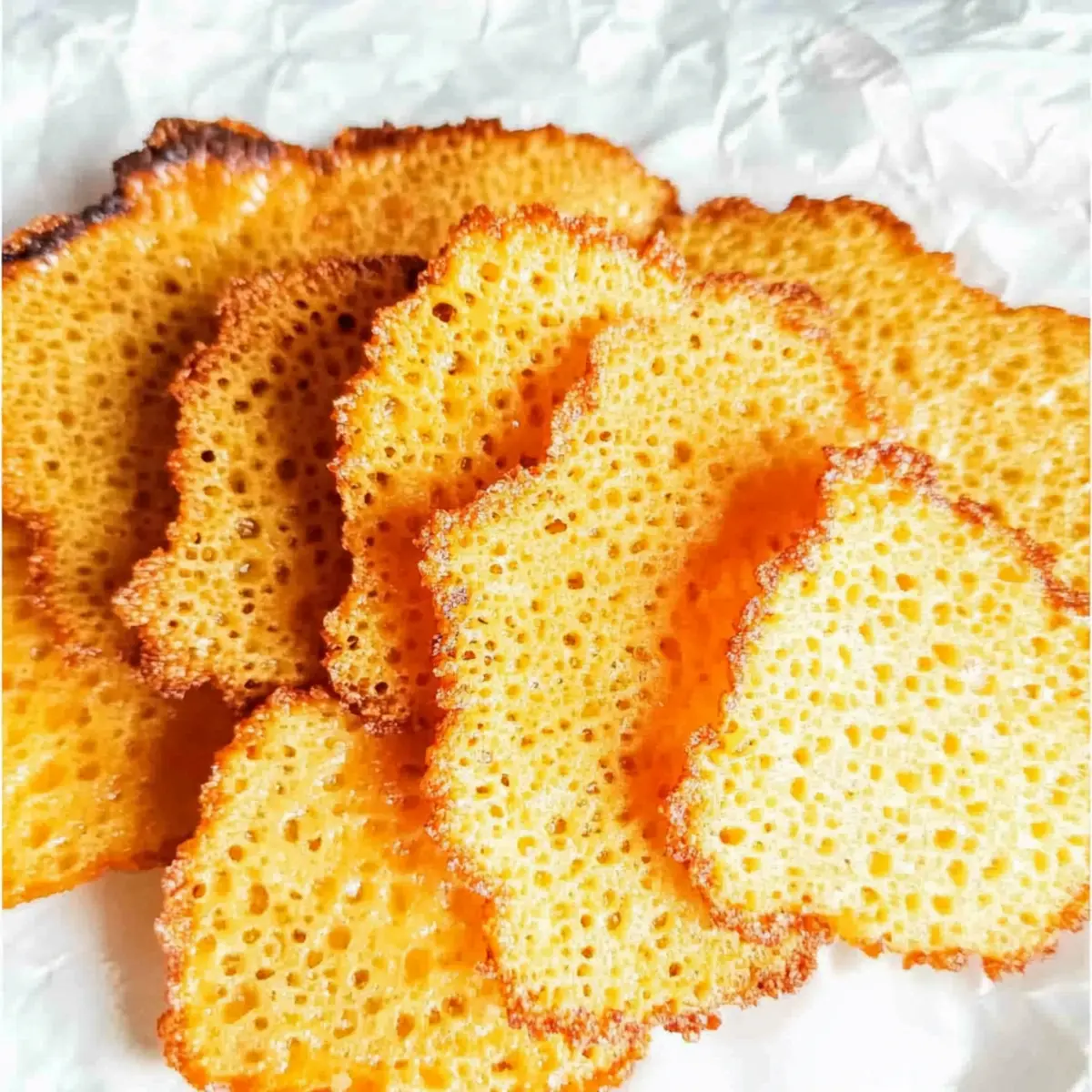Baked Cheese Crisps
