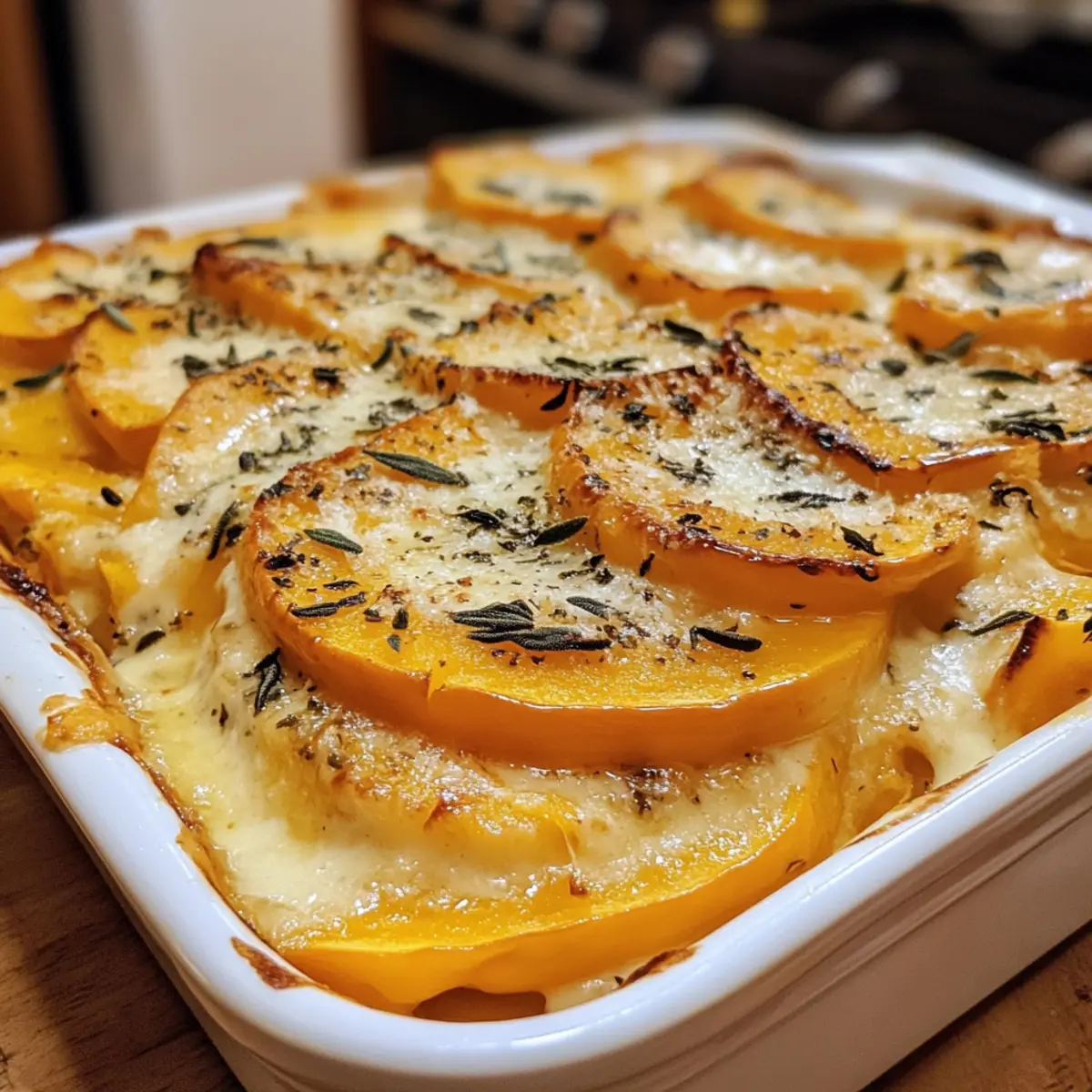 Sage Butternut Squash Gratin