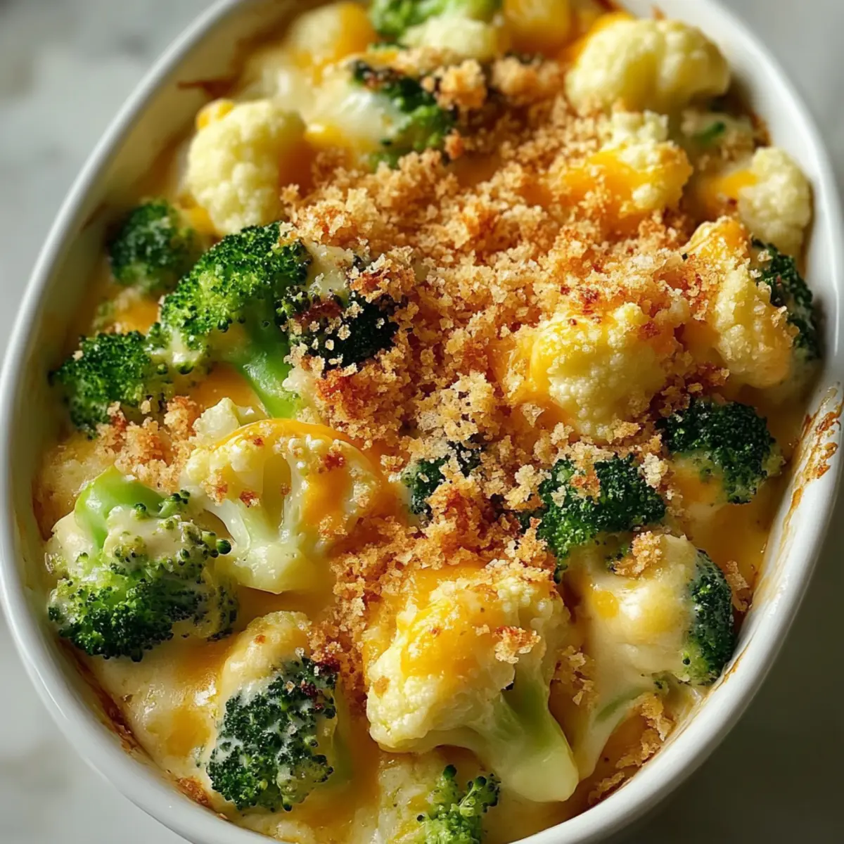 Broccoli and Cauliflower Casserole