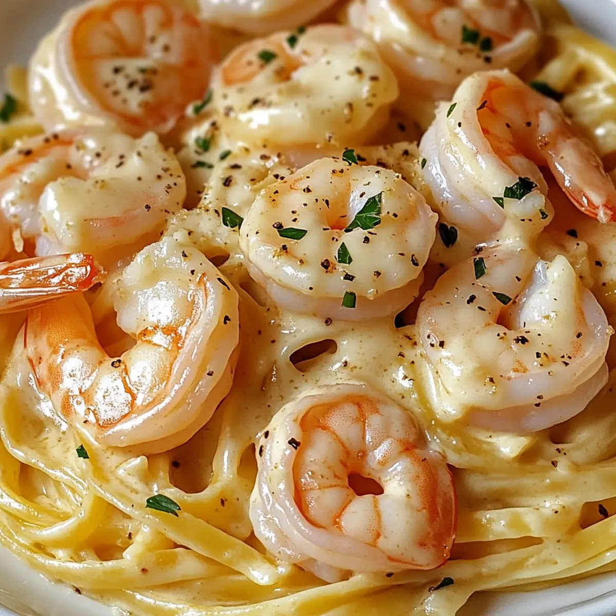 Creamy Garlic Shrimp Pasta