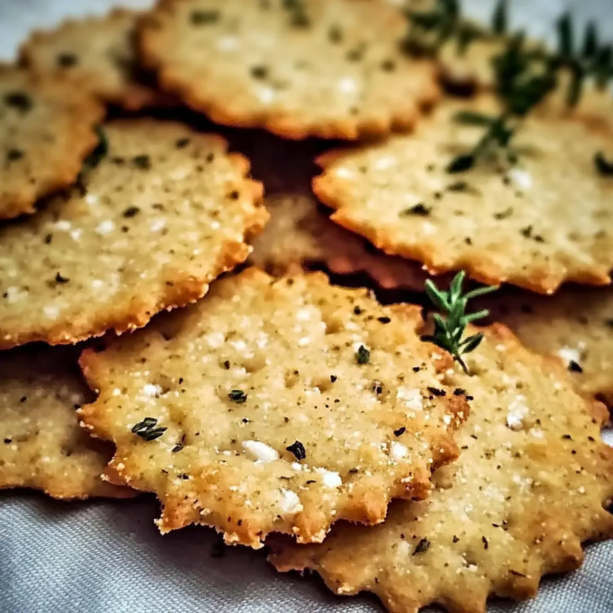 Crispy Homemade Chickpea Crackers