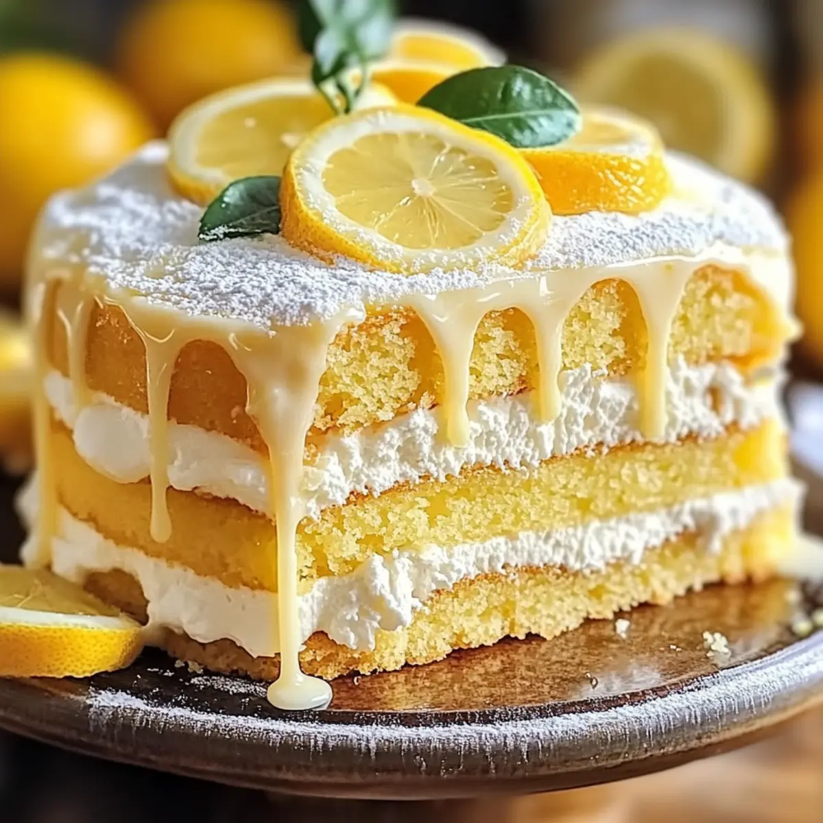 Limoncello Mascarpone Cake