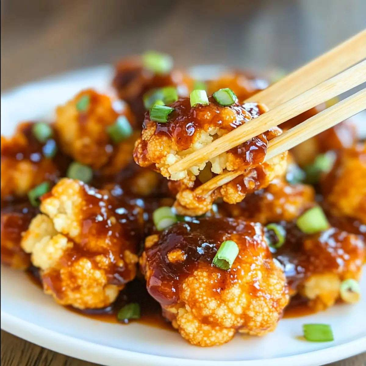 Baked Orange Cauliflower