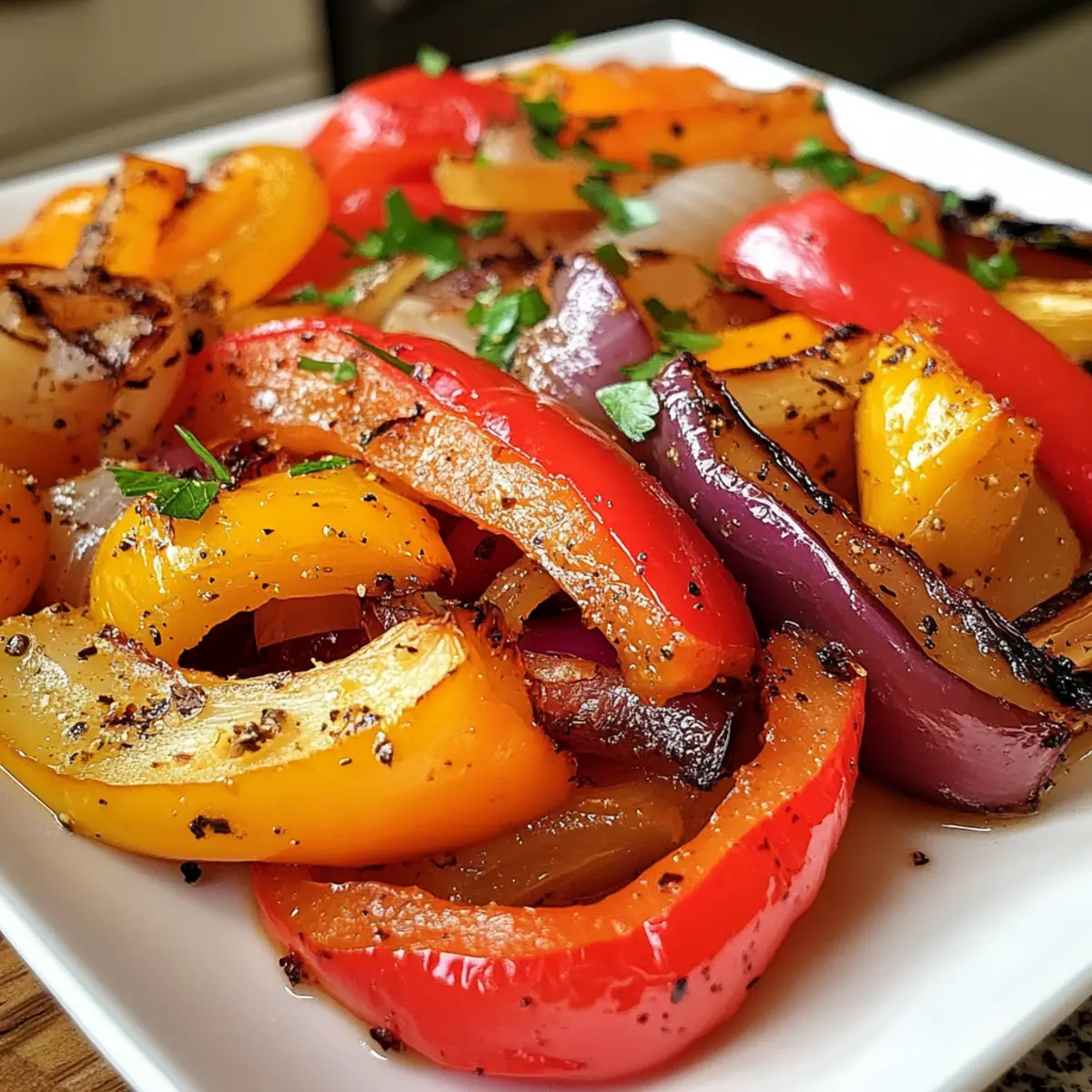 Roasted Peppers and Onions