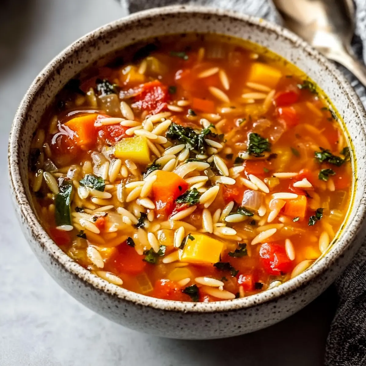 Vegetable Orzo Soup