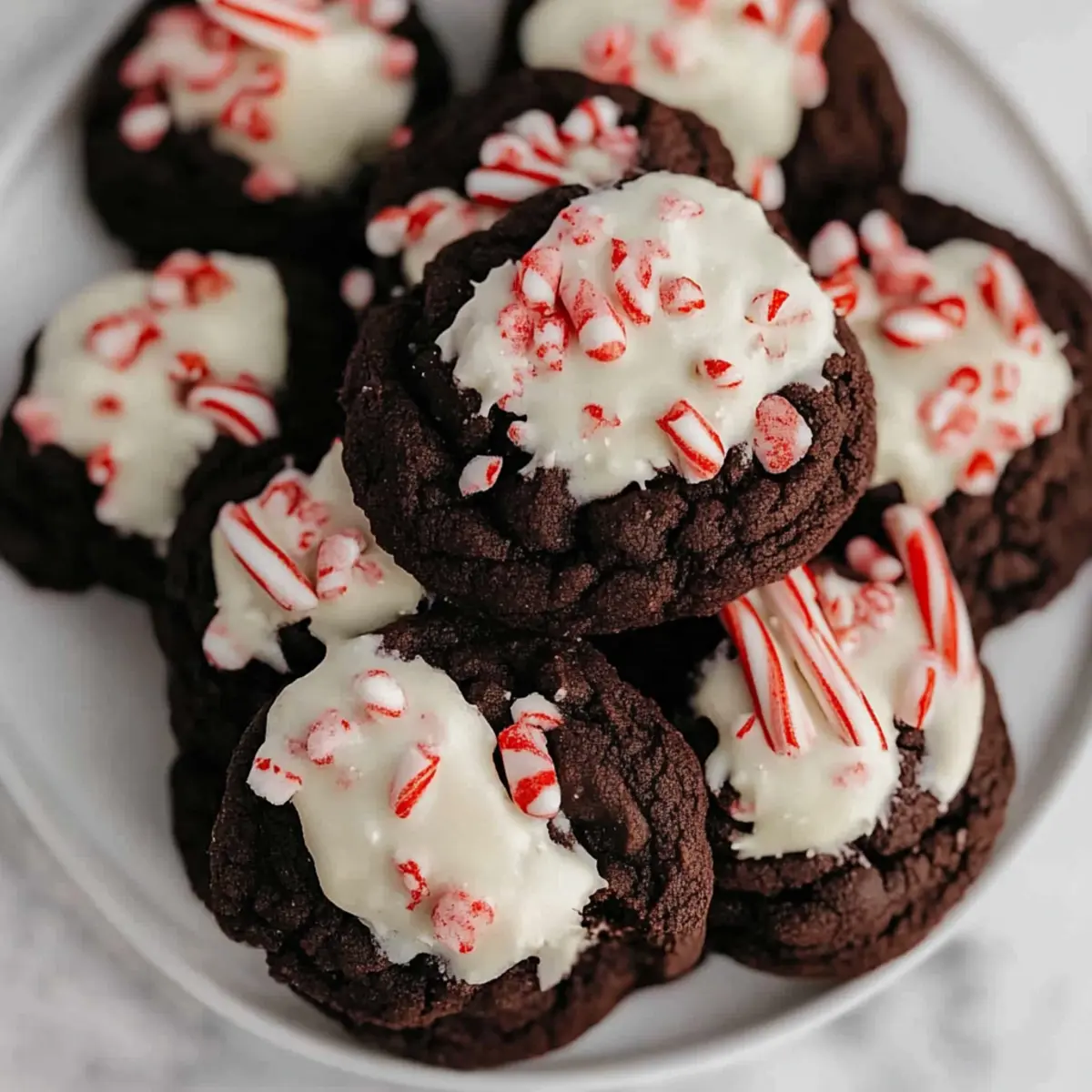 Peppermint Bark Cookies