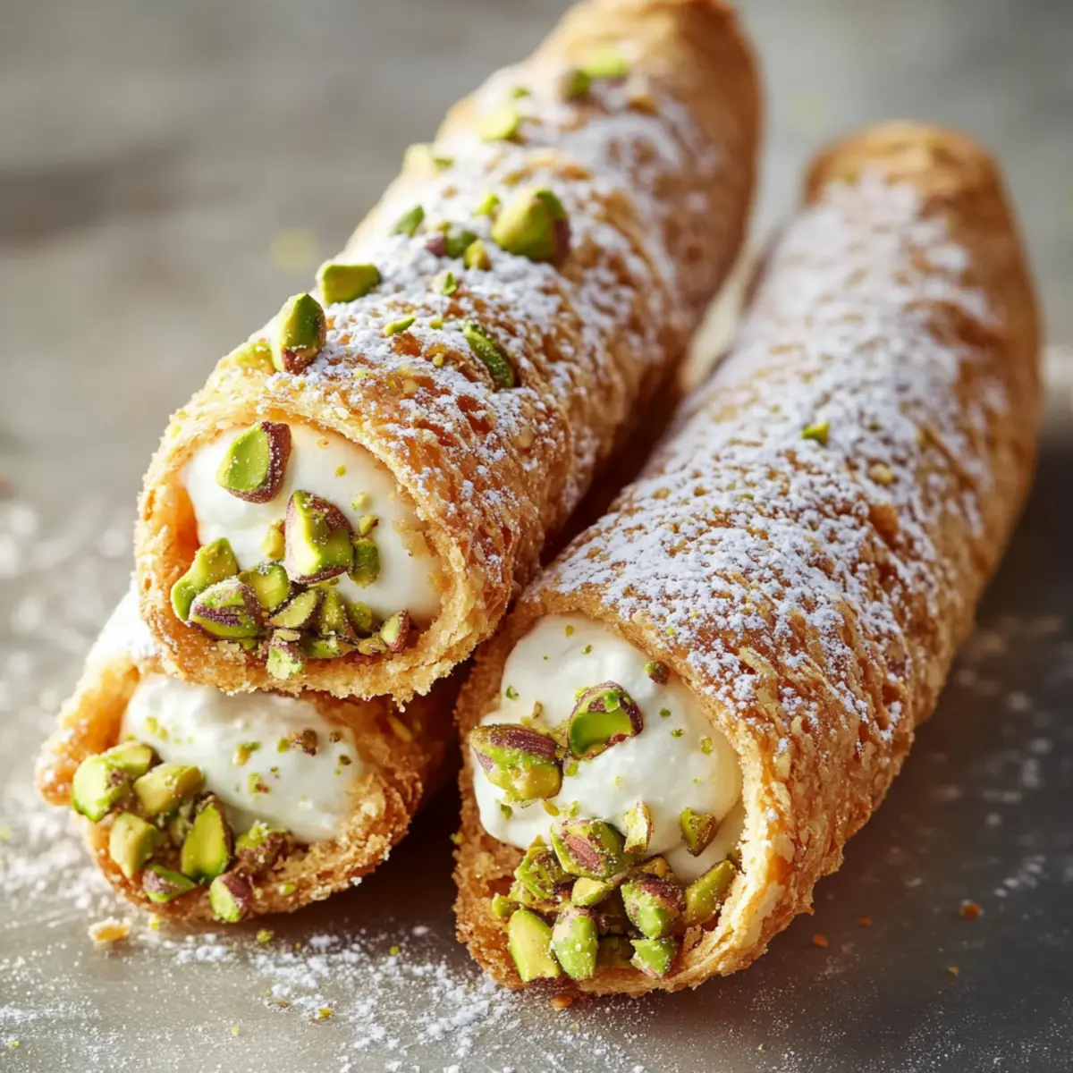 Pistachio Cannoli