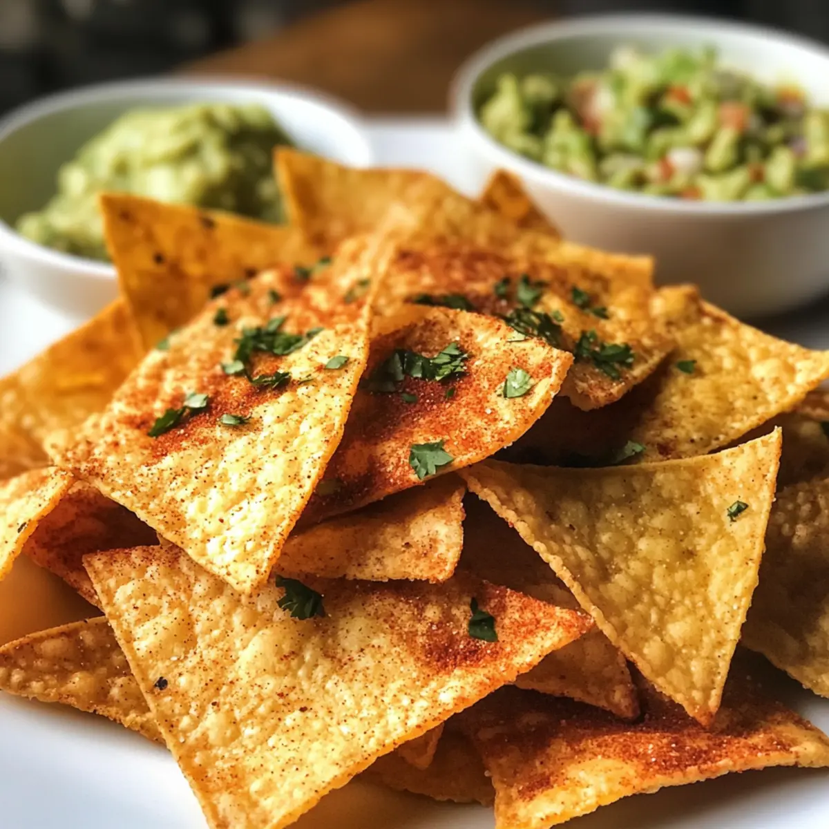 Baked Corn Tortilla Chips