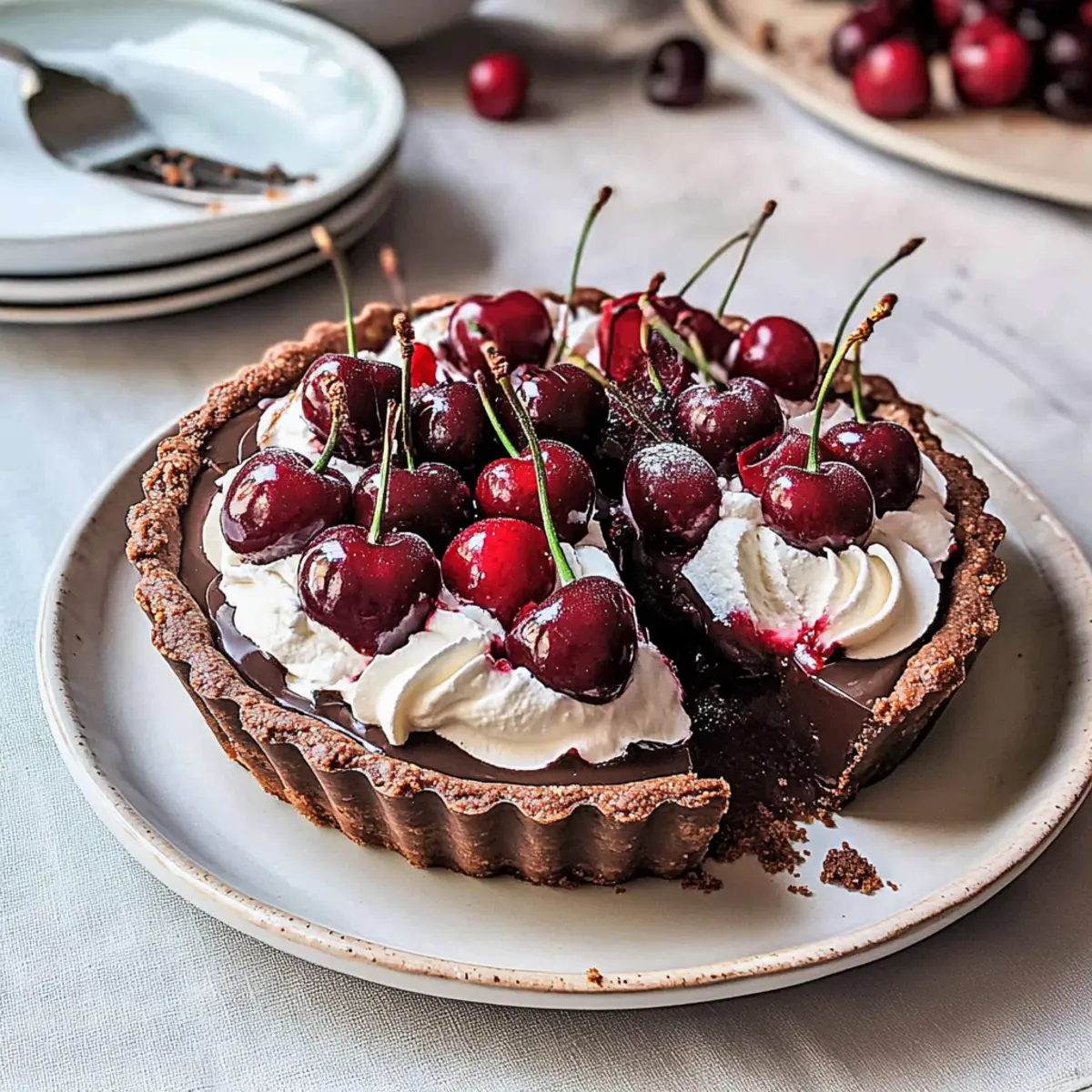 Vegan Black Forest Tart