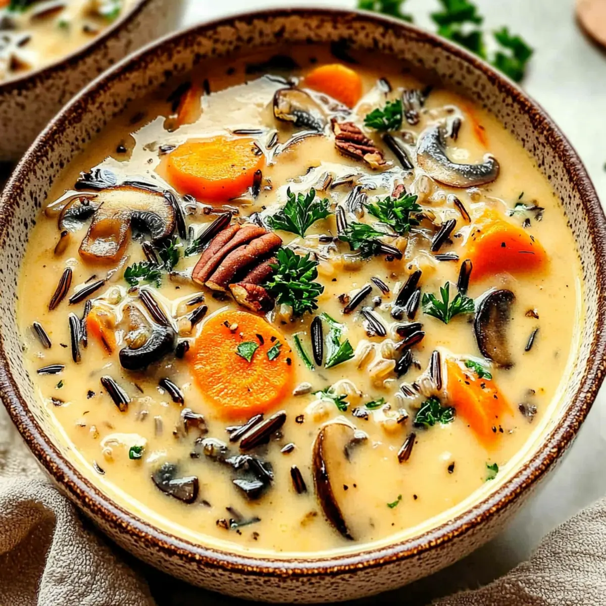 Autumn Wild Rice Soup