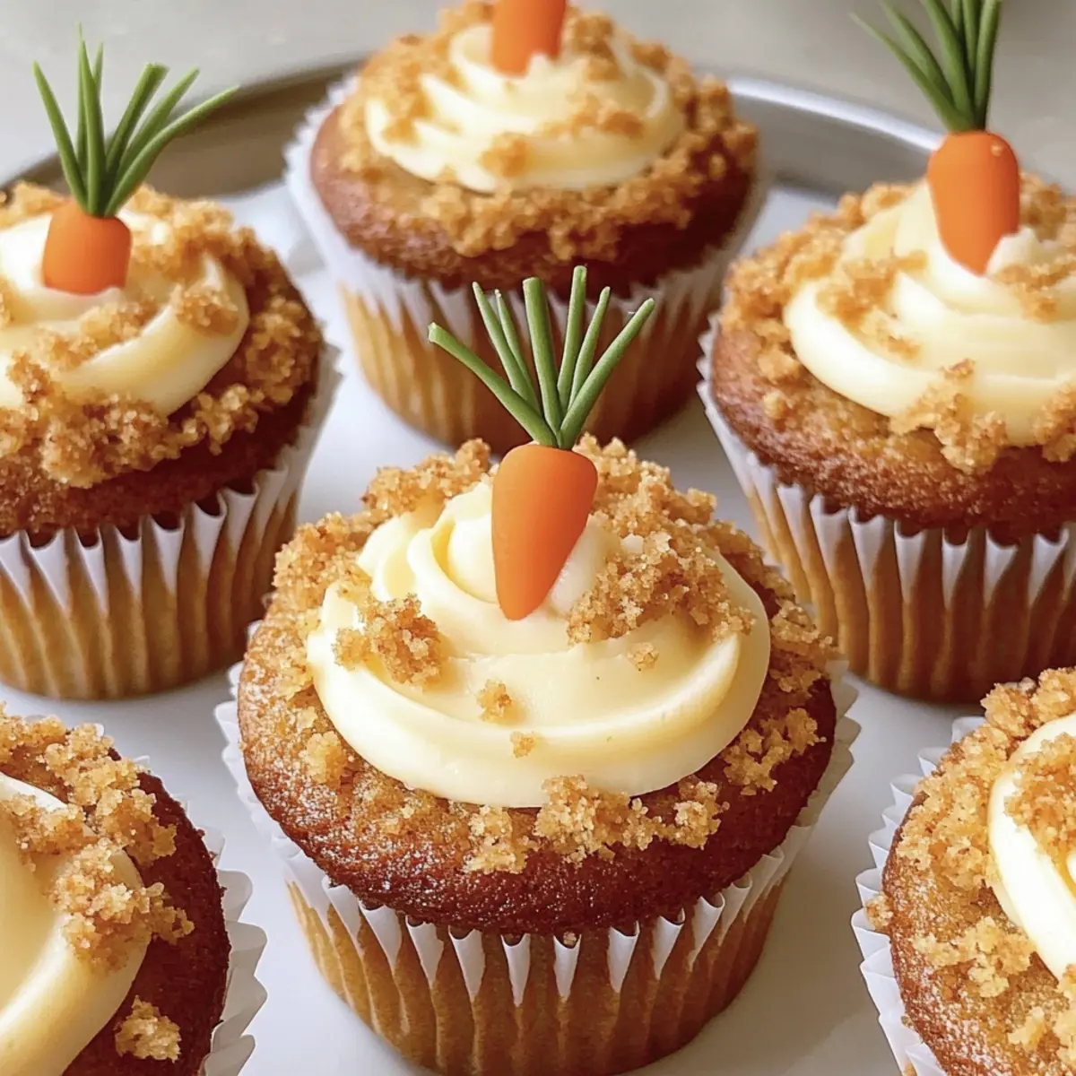 Moist Carrot Cake Cupcakes