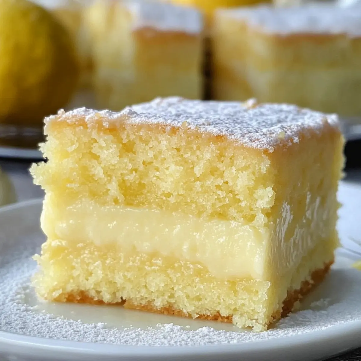 Lemon Custard Cake