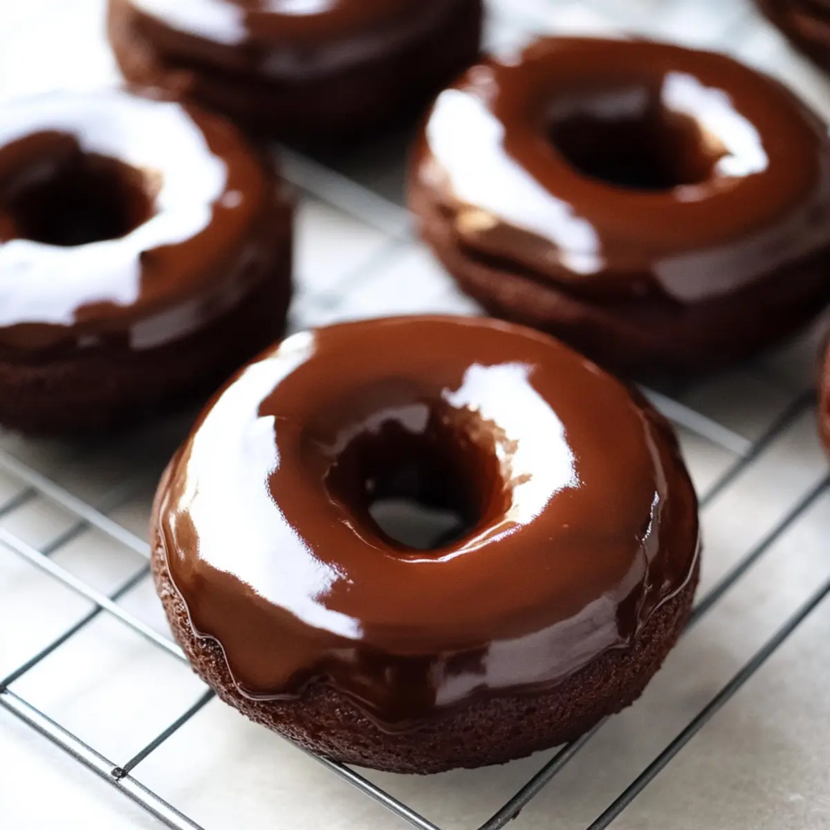 Baked Chocolate Donuts