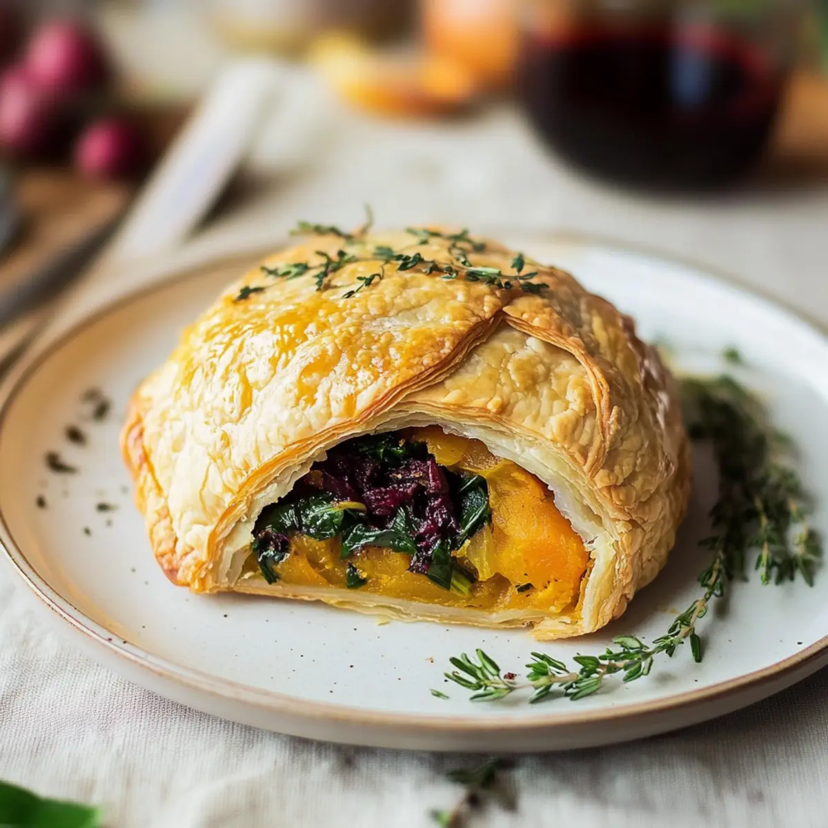 Vegan Thanksgiving pithiviers