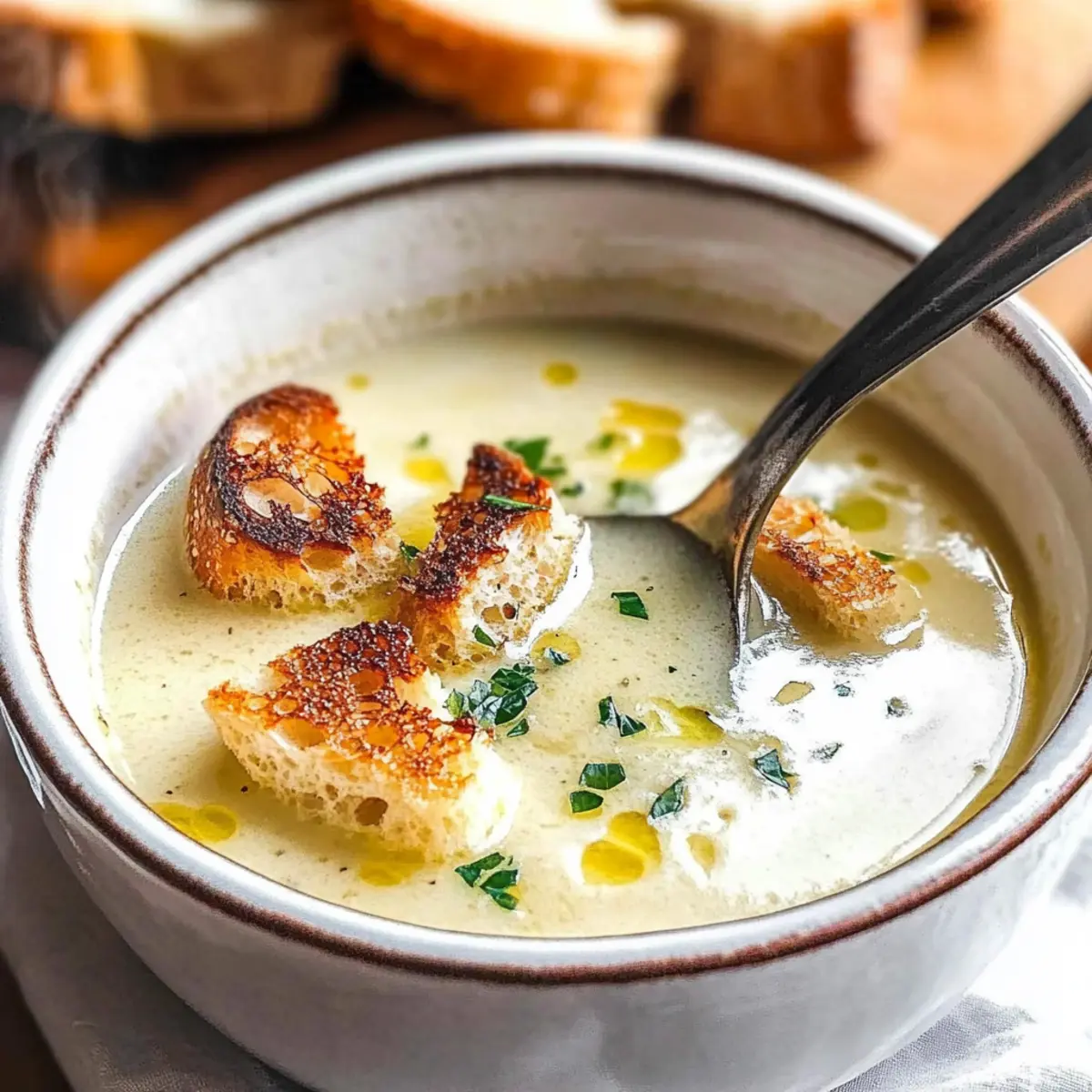 Country French Garlic Soup