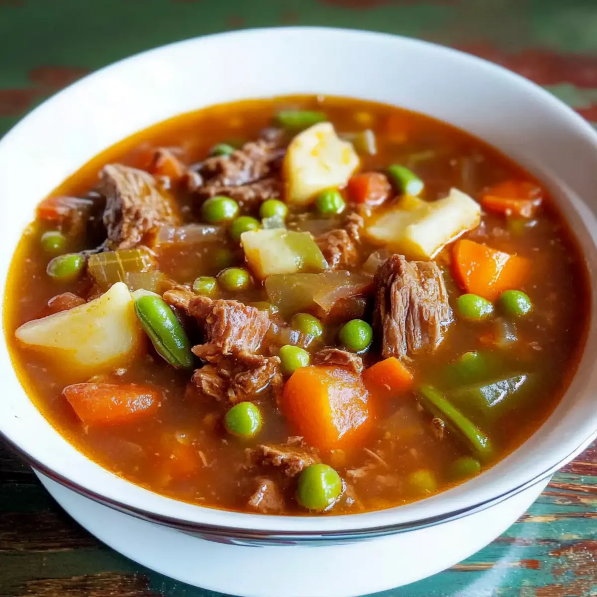 Old-Fashioned Vegetable Beef Soup