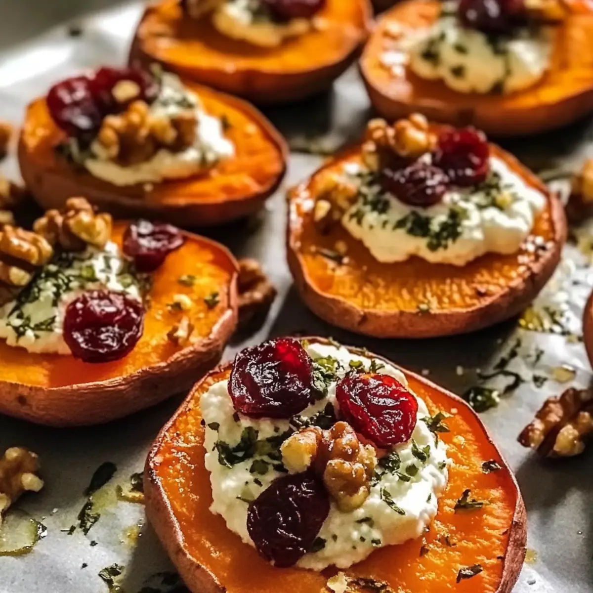 Roasted Sweet Potato Rounds