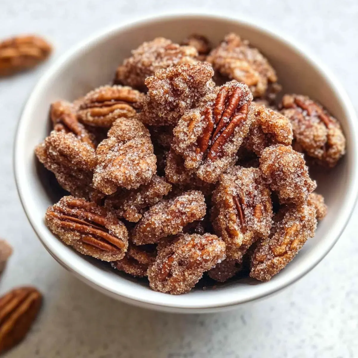 Cinnamon Sugar Pecans