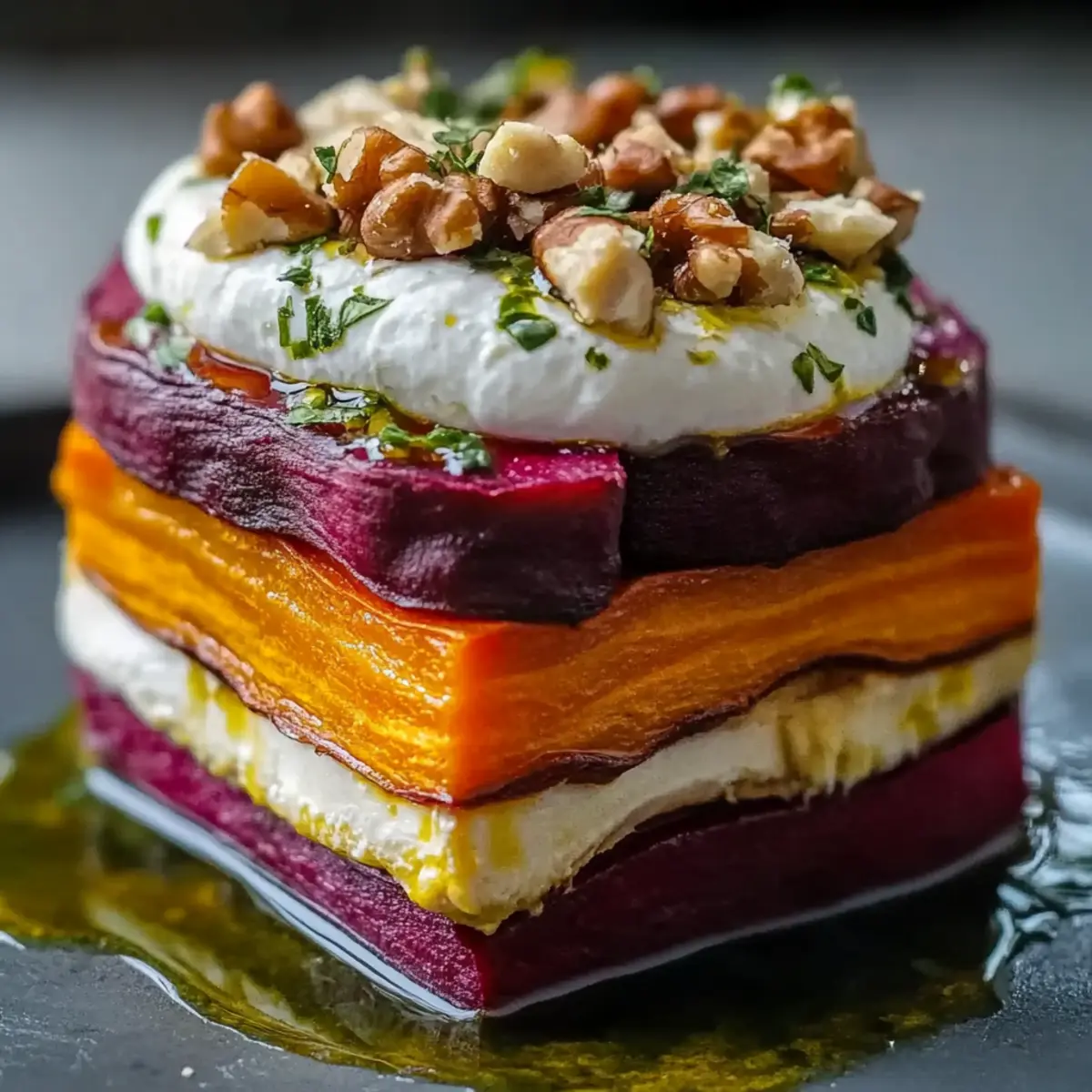 Sweet Potato & Beet Stacks