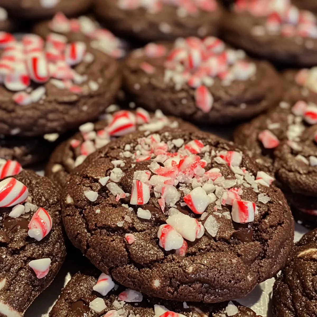 Double Chocolate Peppermint Cookies