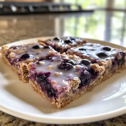 Blueberry Oatmeal Breakfast Bars
